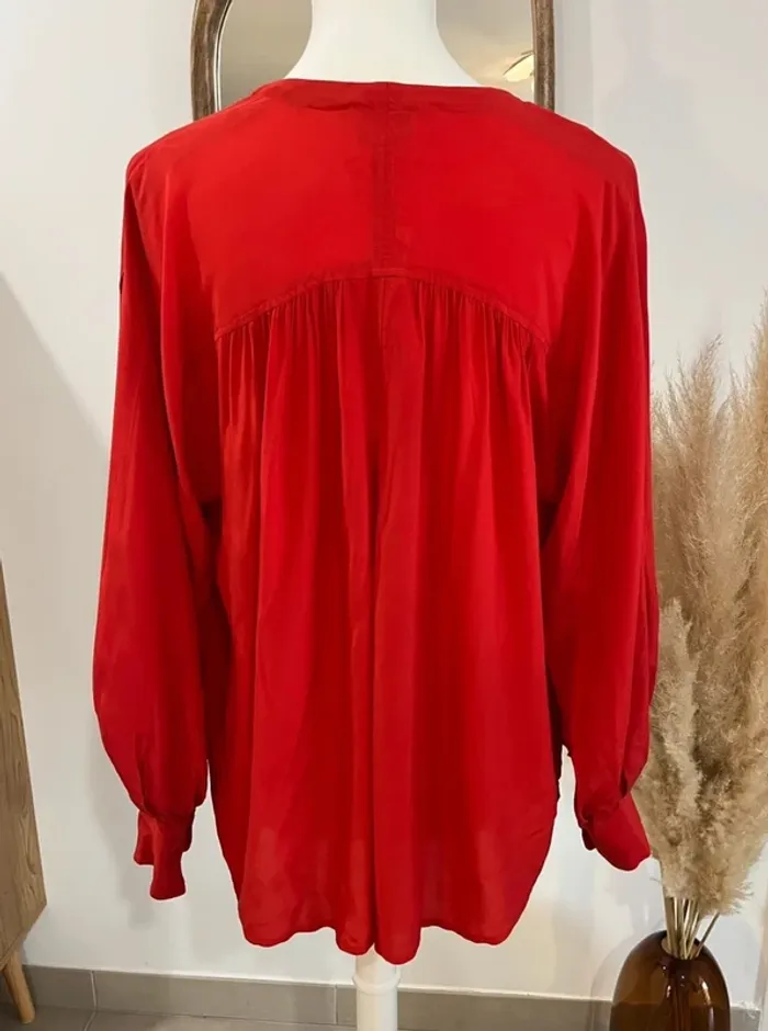 Blouse fluide rouge Bimba Y Lola - photo numéro 4
