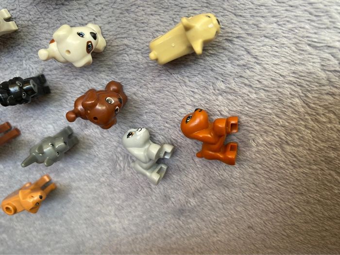 Lot de 22 chiens lego différents (dogs), plusieurs races de chiens - photo numéro 13