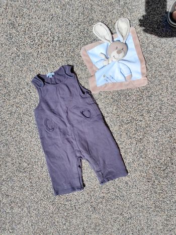 Salopette garçon DPAM 6 mois