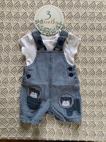 Ensemble salopette 3 mois