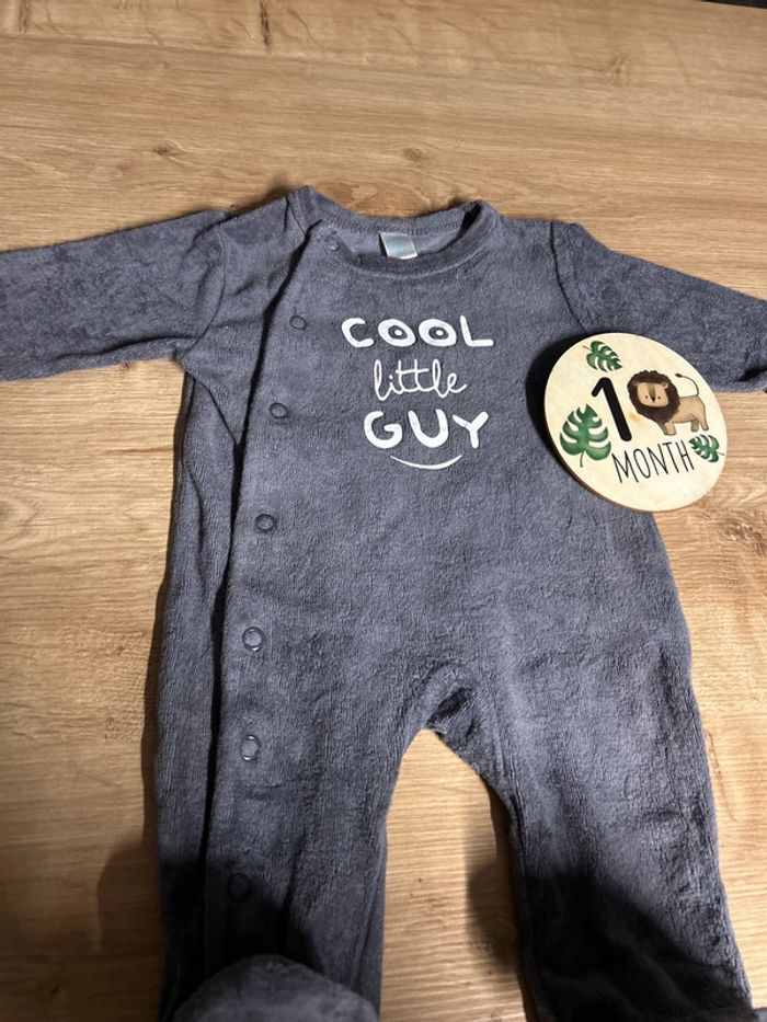Pyjama gris Cool Little Guy - photo numéro 2