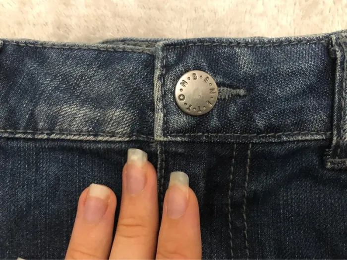 Jupe en jean ajustable à la taille 10/11 ans - photo numéro 2