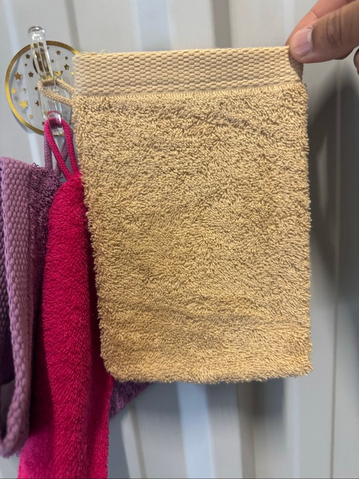 Lot de 3 Gants de Toilette 100% Coton Portugais - Couleurs Vives & Douceur Max - photo numéro 7