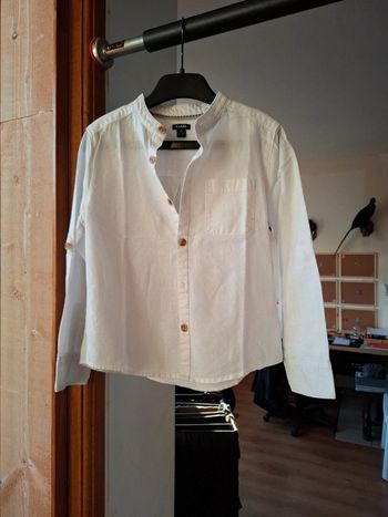 Chemise blanche 6 ans