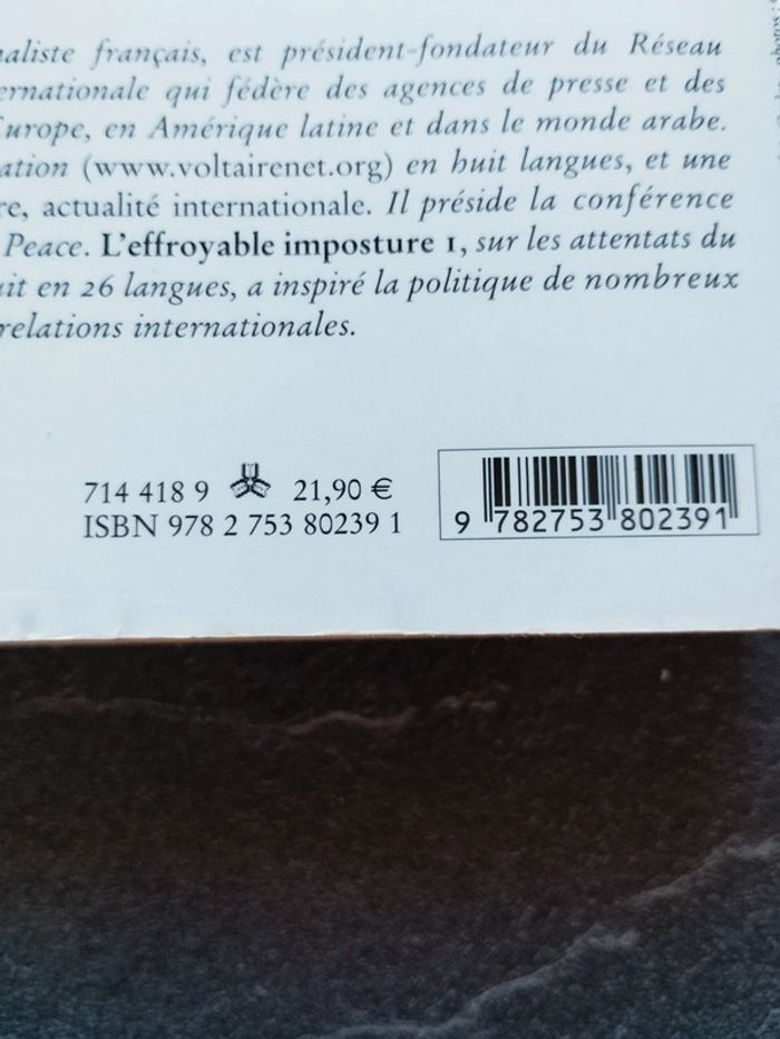 Livre L'effroyable imposture Tome 2 - photo numéro 3