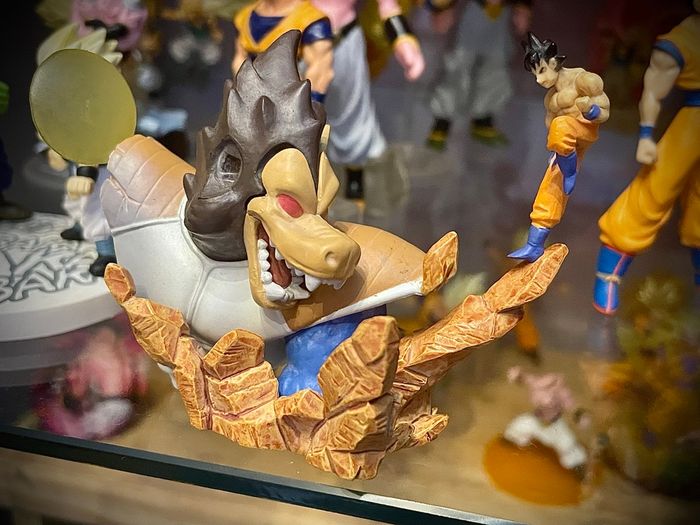 Figurine dragon ball gashapon capsule imagination Végéta Ozzaru