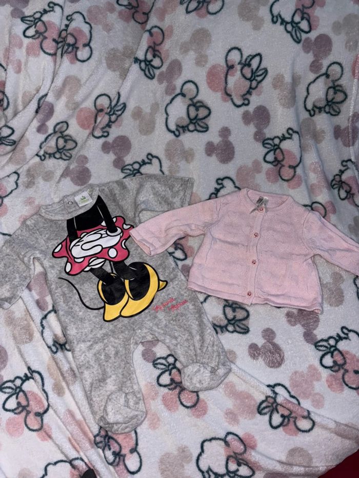 Pyjama gilet 1 mois fille