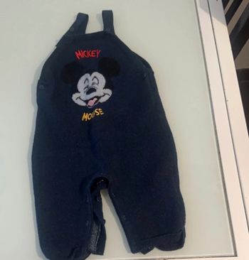 Salopette Mickey 6 mois épaisse