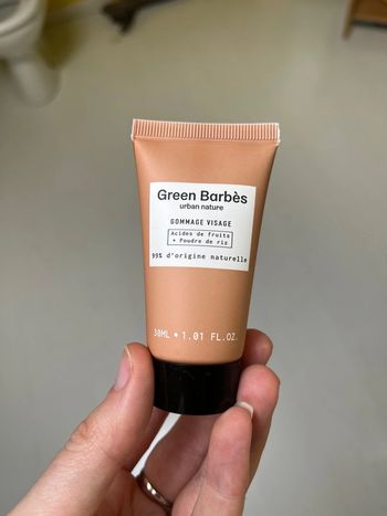 Green barbes gommage visage