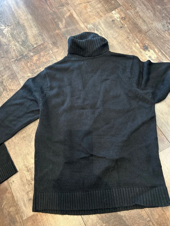 Pull col roulé noir - photo numéro 6