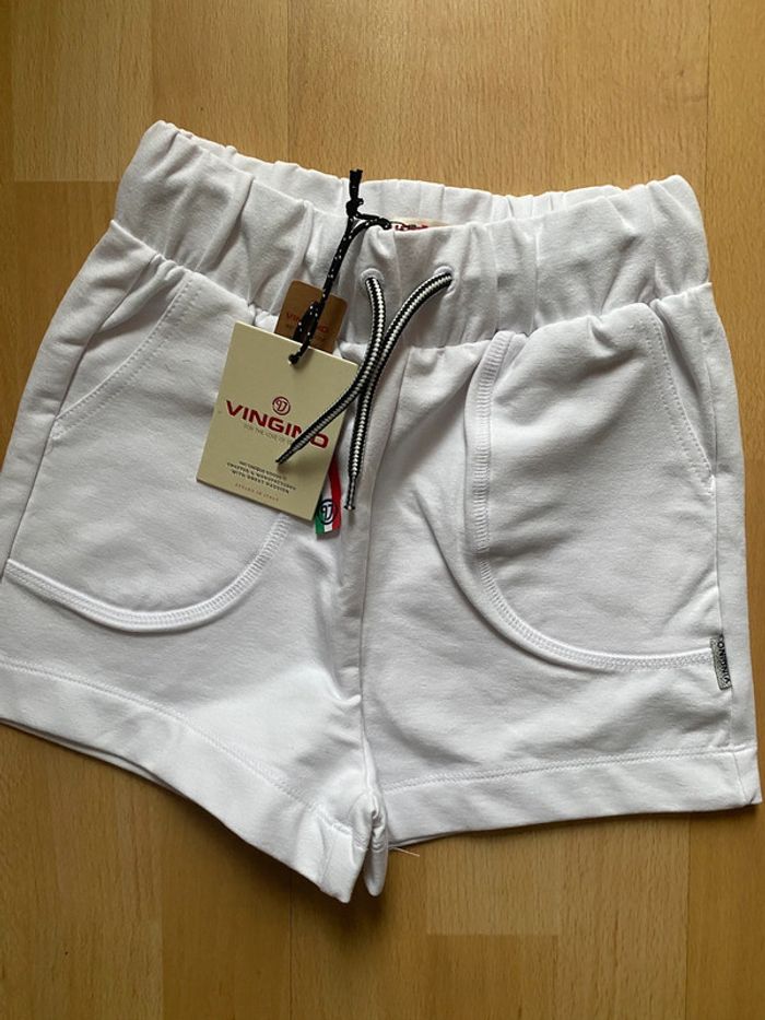 Short blanc Vingino taille 10 ans Neuf val 44,9