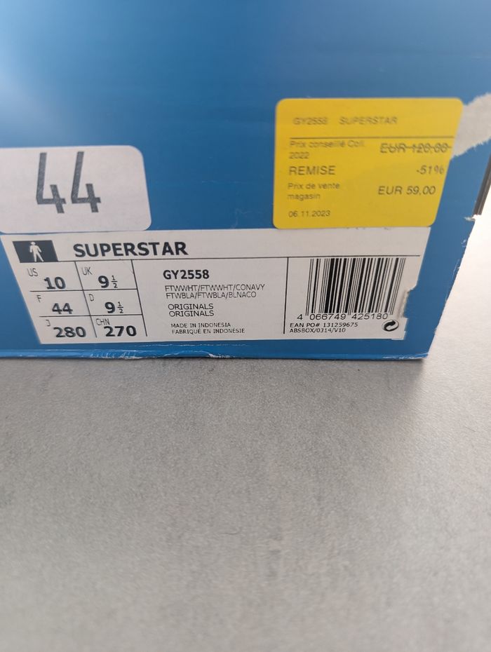 Baskets Superstar Adidas. - photo numéro 7