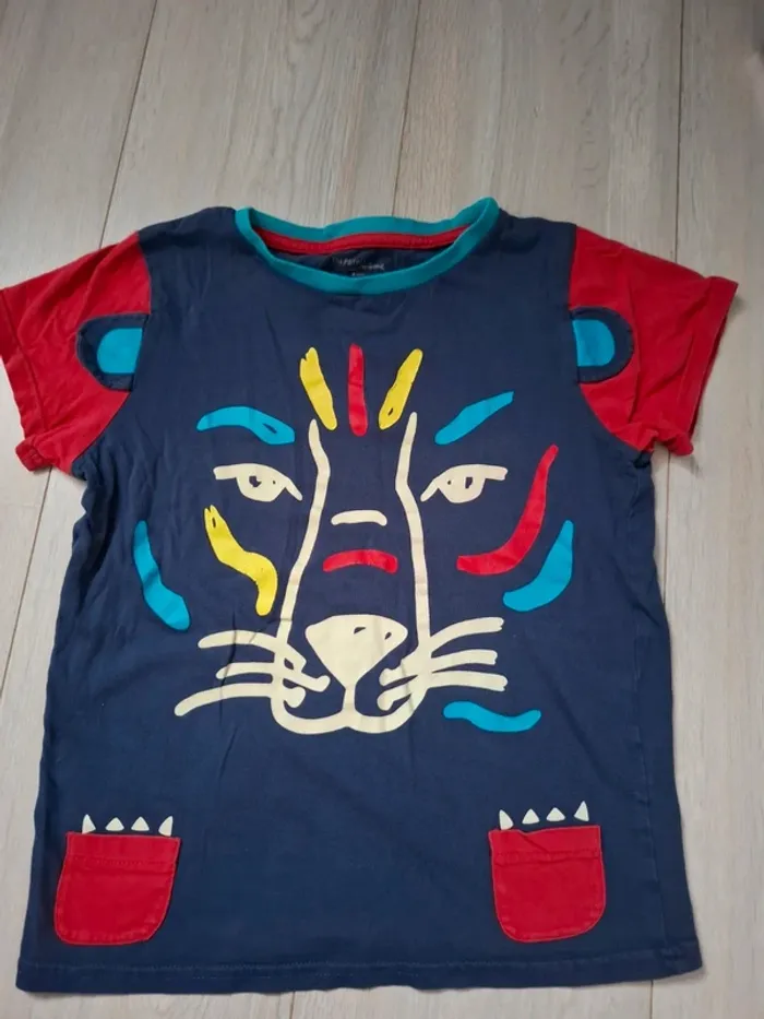 Pyjama bleu rouge tigre 8 ans - photo numéro 9