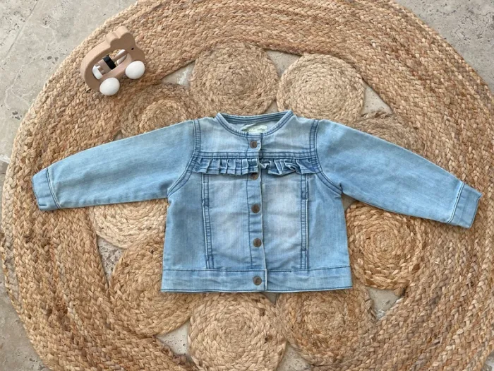 Veste en jean 12 mois - photo numéro 2