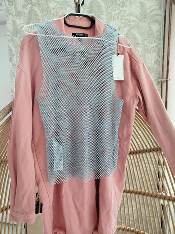 Top a strass transparent