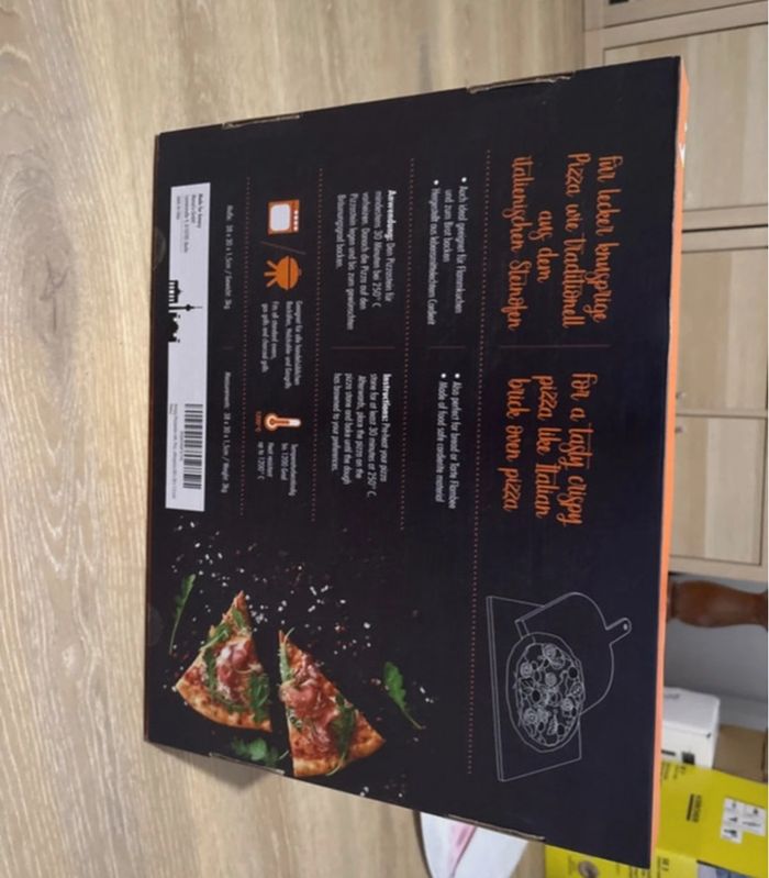 Pierre à pizza neuve sous blister idéal cadeau de Noël - photo numéro 2