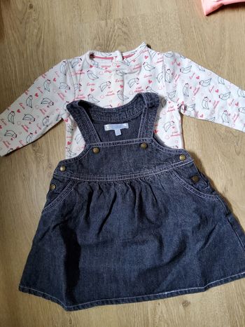 Ensemble robe t-shirt 3 mois