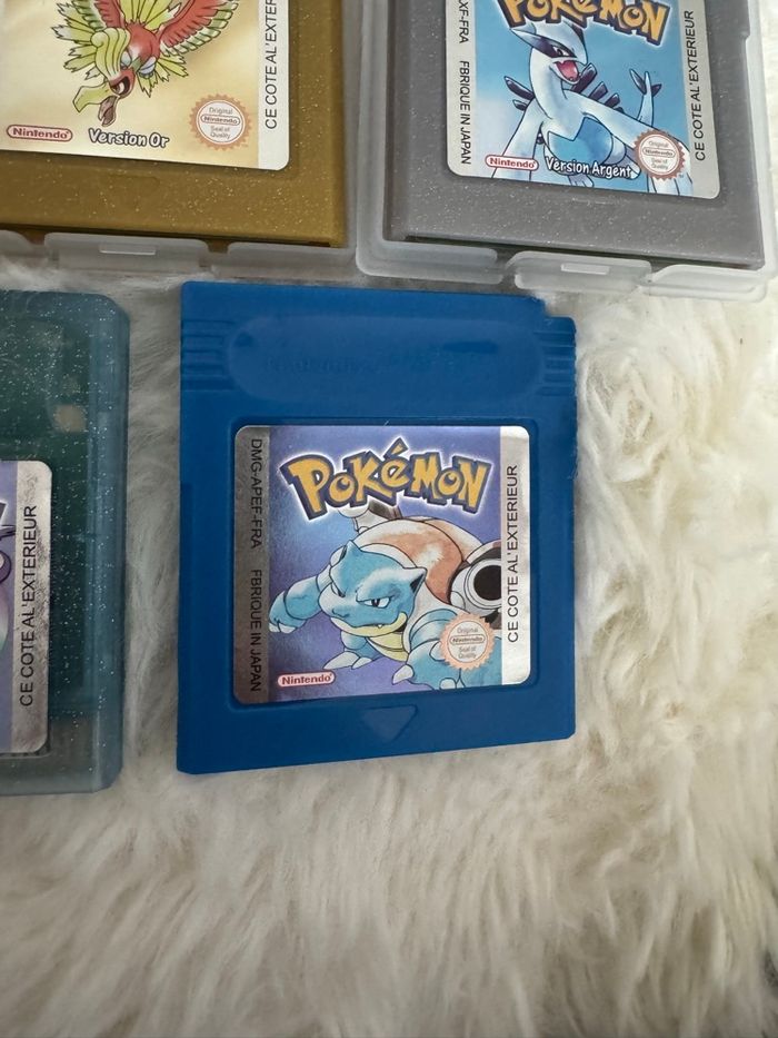 Lot complet 7 jeux Pokémon – Game Boy & Game Boy Color – Version FR - photo numéro 4
