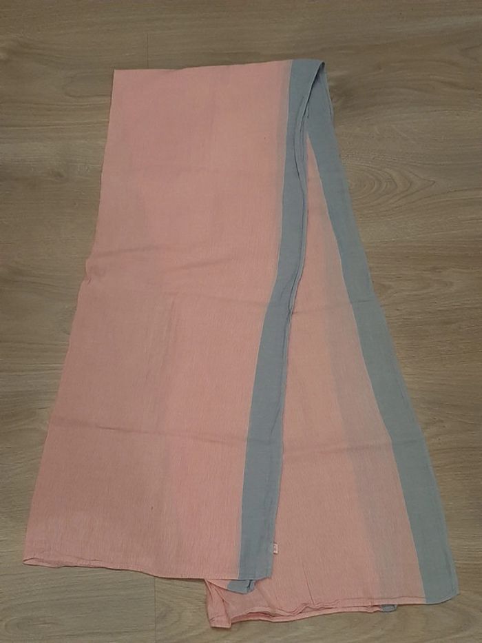 Foulard chèche Okaidi rose et bleu - photo numéro 3