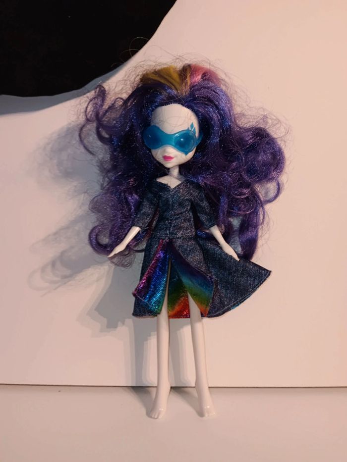 Figurine my little pony equestria girls robe arc-en-ciel