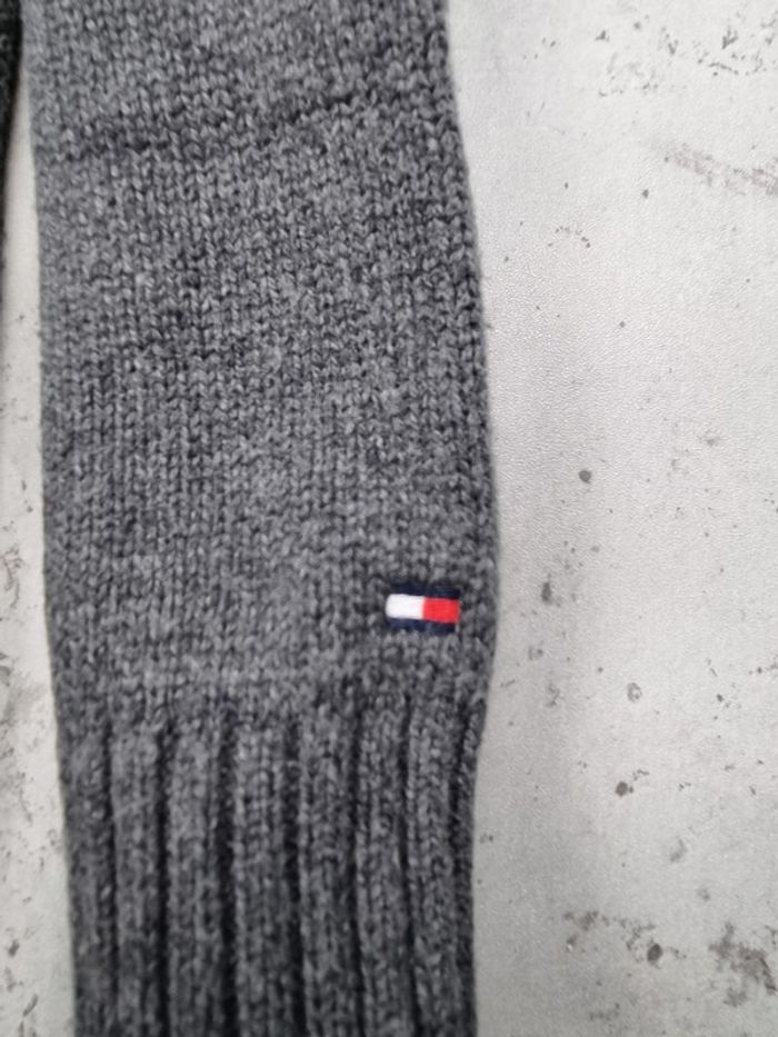 Veste à boutons avec capuche – Tommy Hilfiger – Gris – Taille L Hommes (mesures en photos) - photo numéro 8