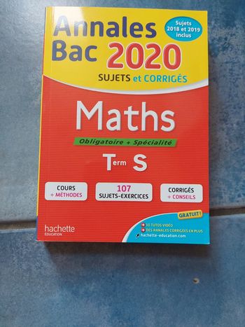 Annales de bac mathématiques