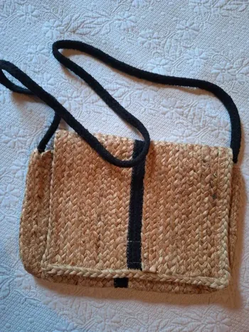 Sac bohème en jute