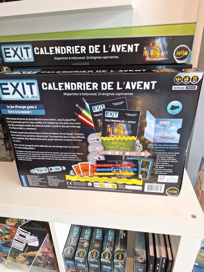 Exit : Calendrier 2025 - Disparition à Hollywood - Neuf - Prix non négociable en français - photo numéro 2