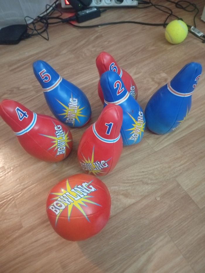 Lot quilles bowling enfants - photo numéro 5