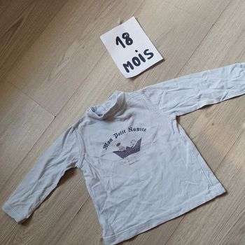 Maillot t-shirt sous pull 18mois