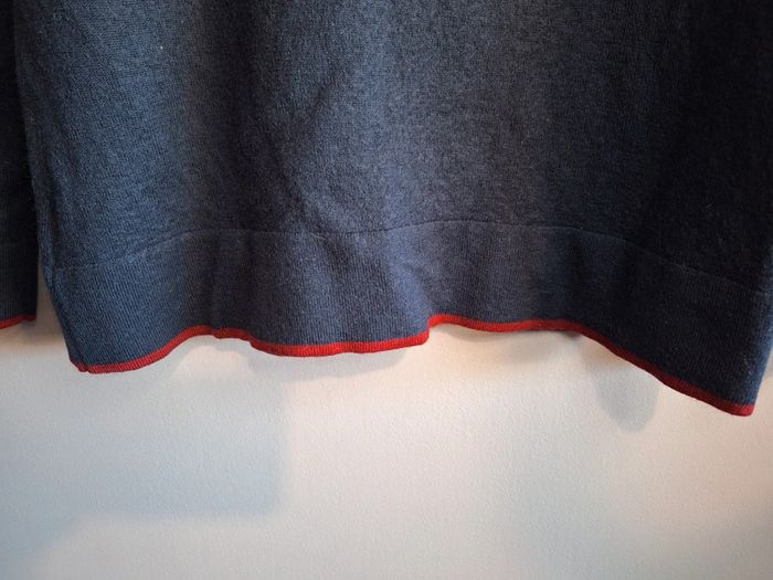 Pull tommy hilfiger femme vintage - taille L - col rond - laine - logo brodé - photo numéro 10