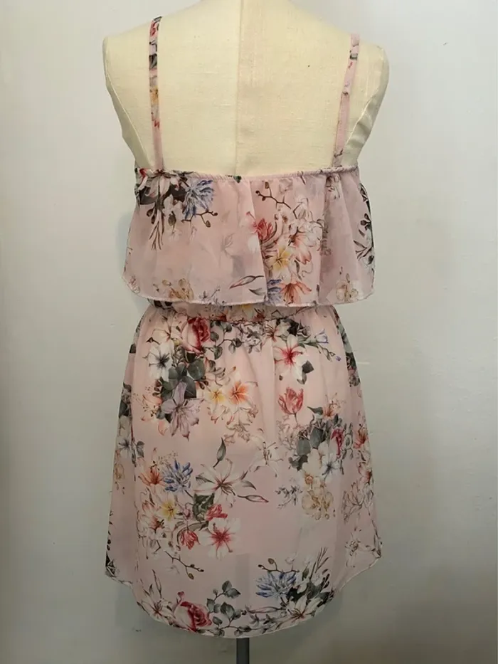 Robe fleurie rose – Taille M - photo numéro 2