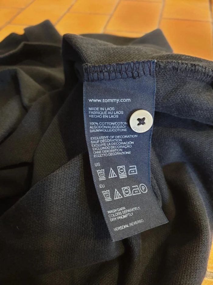 Polo homme Tommy Hilfiger S slim fit bleu marine - photo numéro 6