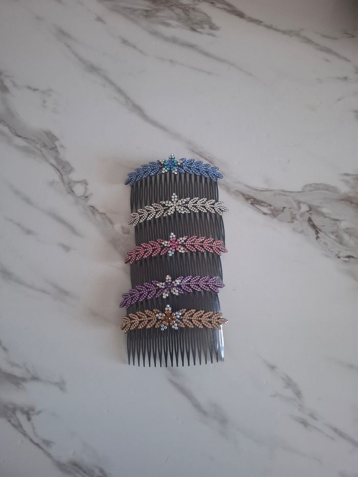Lot de 5 bijoux de tête femme