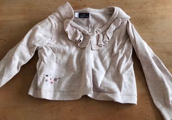 Gilet beige Sergent Major T.24 mois