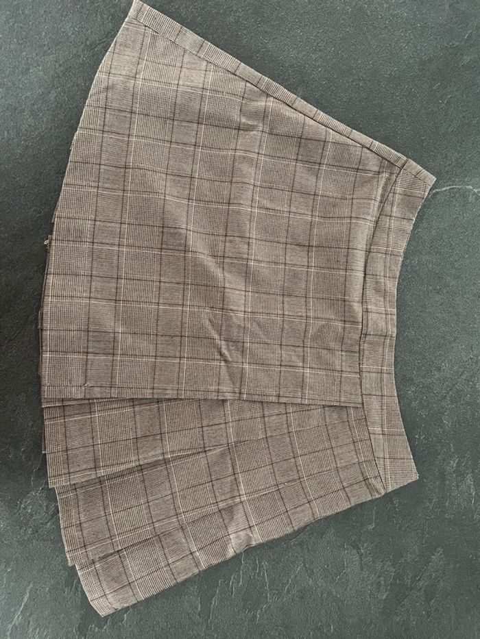 Jupe courte à carreaux