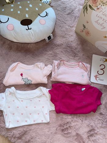 Lot de 4 body MC 3 mois