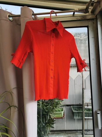 Joli chemisier plissé Dragone d oro en 40