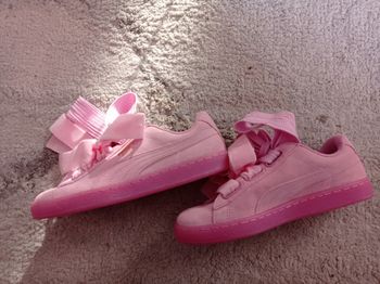 Puma baskets daim roses 38