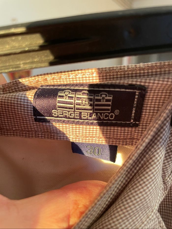 Short bermuda Serge Blanco taille 30 - photo numéro 3