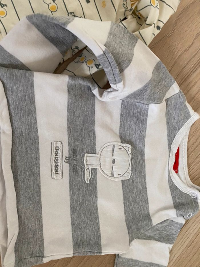 Lot de 2 t shirts ML 12 mois orchestra - photo numéro 2