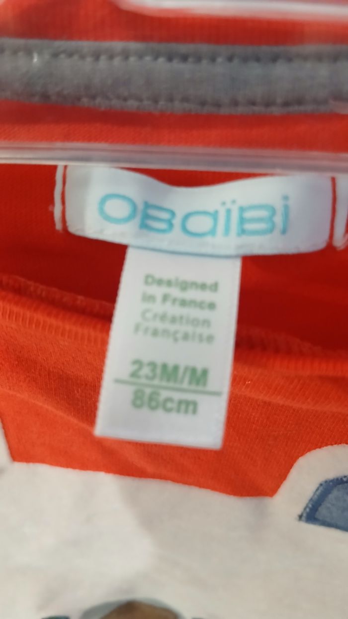 Tee-shirt okaidi 24 mois - photo numéro 2