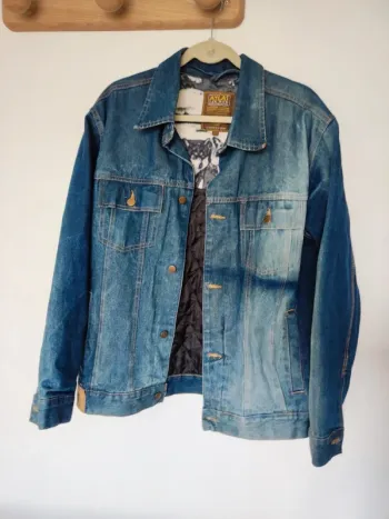 Veste en jean intérieur matelassé