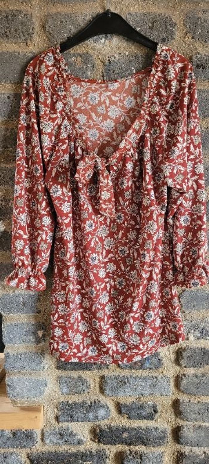 Blouse manches 3/4 femme