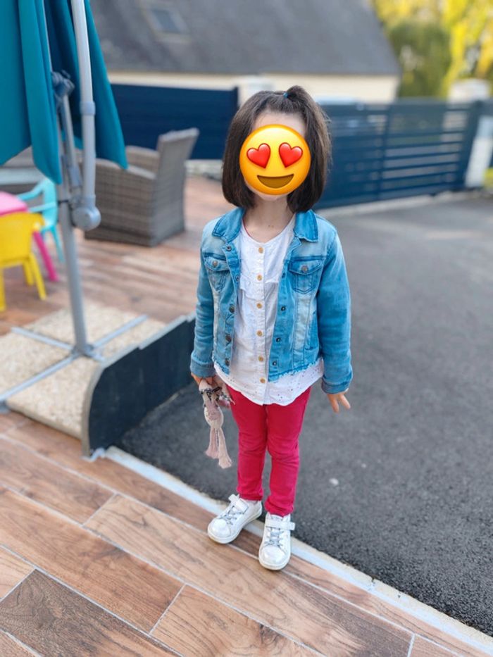 Veste en jean 6 ans - photo numéro 4