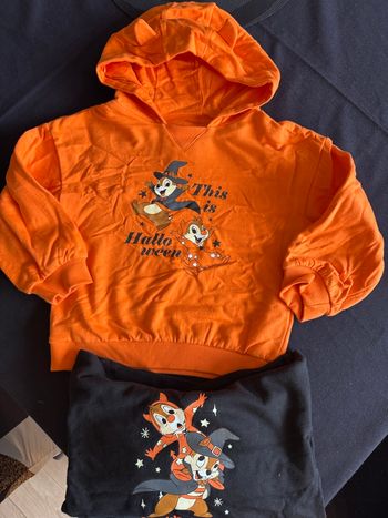 Sweat Halloween Tic et Tac Orange 36 mois