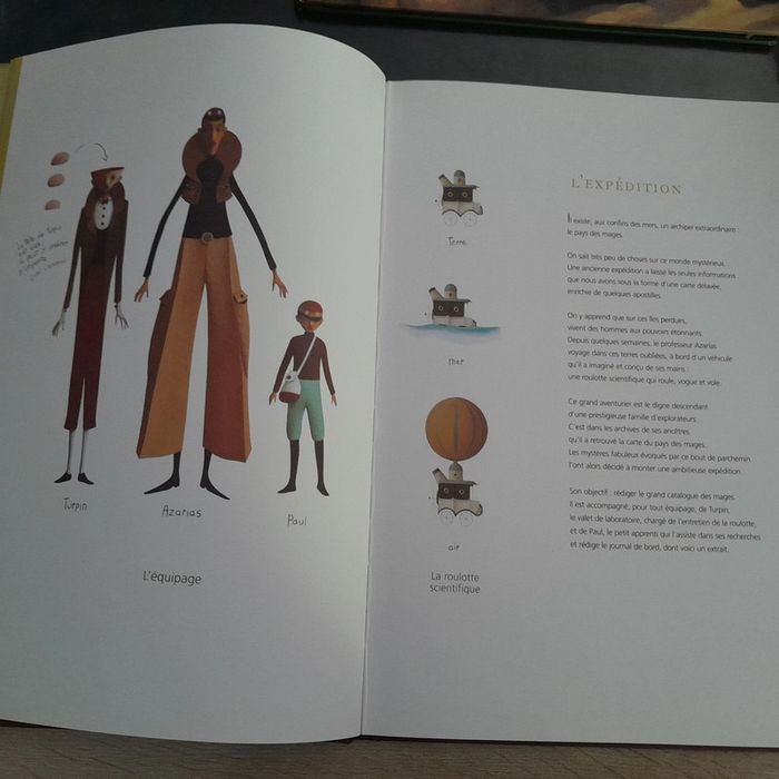 magnifique livre grand format Voyage au pays des mages - Les îlots de Piédestral - photo numéro 2