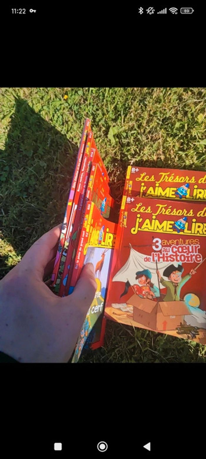 Lot livres j'aime lire - photo numéro 3