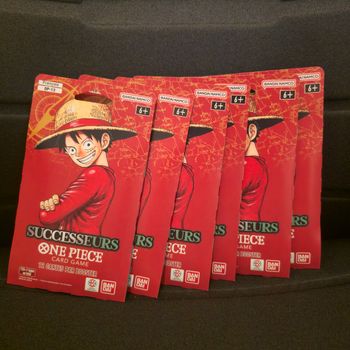 Lot de 6 Boosters One Piece OP-13 Sucesseurs sous Blister