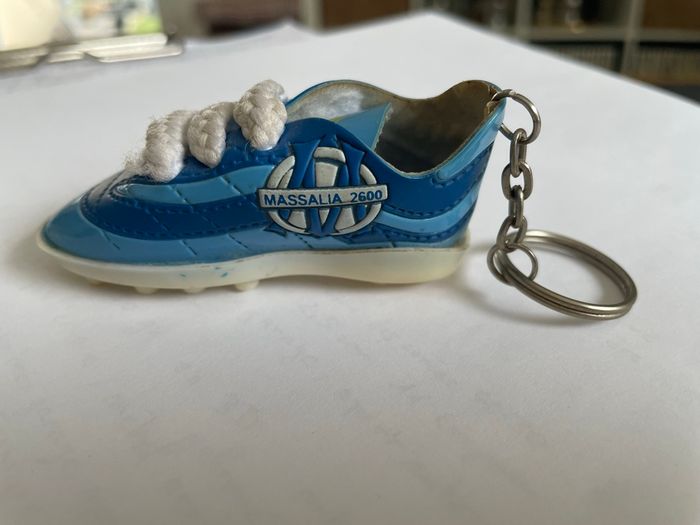 Porte-clé OM, Olympique de Marseille, foot , Massalia 2600, début des années 2000, vintage , collection - photo numéro 9
